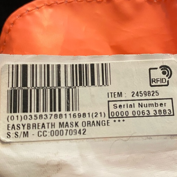 Easy Breath Subea snorkel mask S/M female or child face - Picture 7 of 9